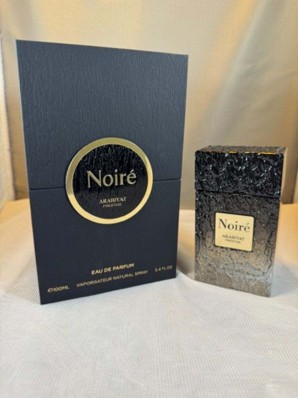 Arabiyat Prestige Noire Eau de Parfum Spray for Men 3.4oz New Open Box $60